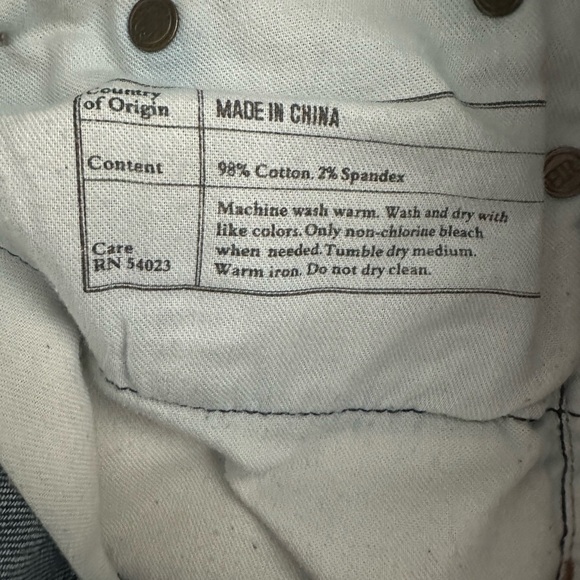 Banana Republic size 27 low rise bootcut jeans medium wash blue denim - Picture 6 of 11